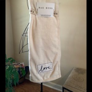 Rae Dunn “love” Throw